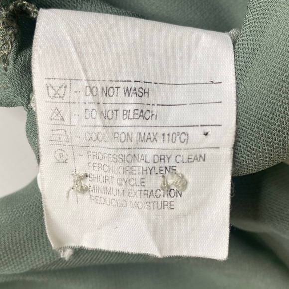 Giorgio Armani Vintage Sheer Two Toned Long Sleeve Tunic Sz 44/10 - Picture 11 of 13